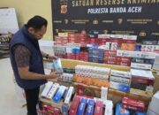Polresta Banda Aceh Sita 70 Ribu Batang Rokok Ilegal Dari Mahasiswa Asal Bireuen