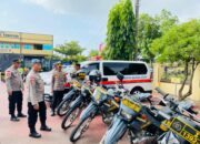 Polresta Banda Aceh Gelar Apel Pagelaran Sarpras Jelang Hari Buruh Internasional