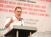 Sekda Aceh Buka UKW dan Seminar Nasional AMSI Aceh, Tekankan Penguatan Ekosistem Media Pascabencana