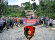 Polres Pidie dan Kodim 0102 Tertibkan PETI di Geumpang,  lakukan Sosialisasi Preventif
