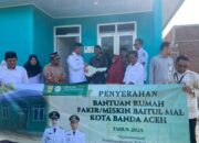 Pemko Banda Aceh Serahkan 5 Rumah Layak Huni, Afdhal Tegaskan Amanah Muzakki Tepat Sasaran