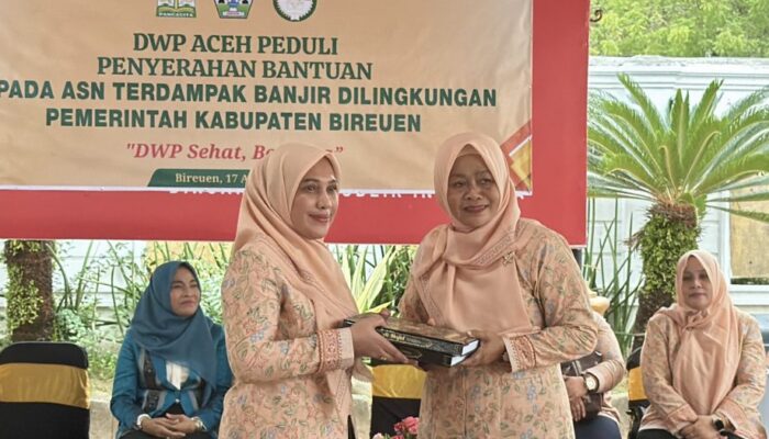 DWP Aceh Bergerak Cepat Bantu Keluarga ASN Korban Bencana di Bireuen