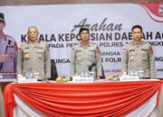 Kapolda Aceh Kunker Ke Polres Aceh Singkil, Apresiasi Kinerja Personel Pasca Banjir dan Tekankan Jaga Citra Polri