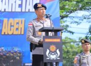 Dalam Kunker, Kapolda Aceh Pimpin Pembaretan 30 Bintara Remaja Satbrimob Polda Aceh