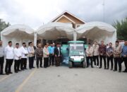 Bank Aceh Serahkan Buggy Car untuk Permudah Mobilisasi Jamaah di Asrama Haji Embarkasi Aceh