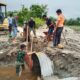 Kodim 0107/Asel dan Warga Percepat Pembangunan Jembatan Aramco di Aceh Selatan