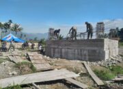 Kodim 0108/Agara Bangun Jembatan Gantung Perintis di Desa Kumbang Jaya, Aceh Tenggara 