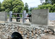 Kodim 0107/Asel Percepat pembangunan Dua Jembatan Aramco di Buluh Seuma, Aceh Selatan