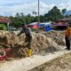 Kodim 0118/Agara Angkut Material Pembangunan Jembatan Gantung Perintis di Desa Kati Maju Aceh Tenggara