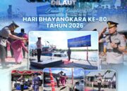 Polres Pidie Gelar Upacara dan Tabur Bunga di Laut Sambut Hari Bhayangkara ke-80