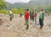 Dandim 0108/Aceh Tenggara Tinjau Pembangunan Jembatan Gantung di Desa Teger Miko, Aceh Tenggara 