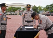 Karorena Polda Aceh Serahkan Jabatan, Kapolda Sampaikan Apresiasi dan Pesan Menjelang Purna Tugas
