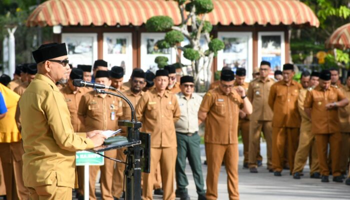 Sekda Banda Aceh Tekankan Disiplin dan Kolaborasi ASN dalam Apel Gabungan Pemko