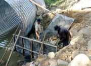 Kodim 0108/Agara terus Percepat Pembangunan Jembatan Aramco, di Ds. Sebudi Jaya, Aceh Tenggara 