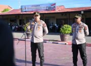 Kapolres Pidie Tegaskan Personel Jauhi Judi Online, Cek Kesiapan Senjata Inventaris