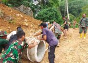 TNI dan Rakyat Satukan Langkah, Pembukaan Jalan TMMD ke-129 Kodim 0107/Aceh Selatan Capai 58 Persen