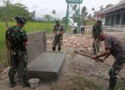 TMMD ke-129 Kodim 0102/Pidie Rampungkan Tempat Wuduk, Lengkapi Fasilitas Sumur Bor dan MCK di Lhok Panah