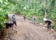 Cuaca Tak Bersahabat, Semangat Satgas TMMD ke-129 Tak Goyah; Pembangunan Jalan di Kemumu Sebrang Tembus 73 Persen