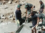 Kejar Target! Satgas TMMD Aceh Selatan Tancap Gas Cor Box Culvert