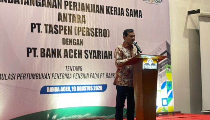 Wagub Aceh Minta TASPEN Salurkan Zakat melalui Baitul Mal Aceh