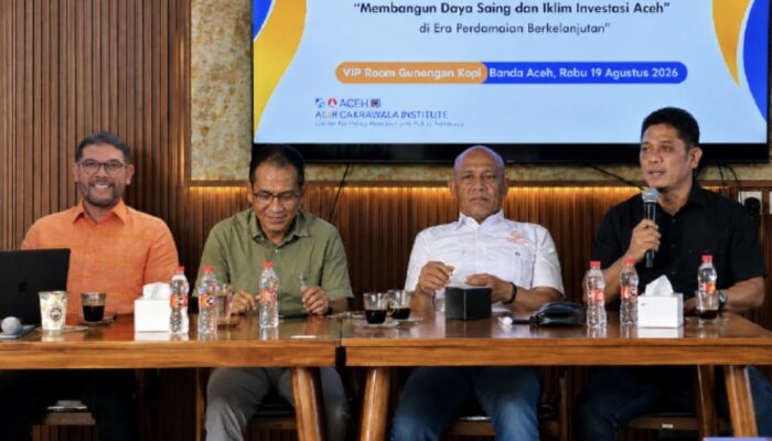 Investor Masih Ragu Masuk Aceh, Diskusi ACI Soroti Pentingnya Kepastian Hukum dan Kepercayaan