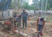 Sumur Bor TMMD Ke-129 Terus Diperdalam, Satgas Optimistis Penuhi Kebutuhan Air Bersih Warga dan Masjid