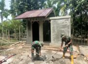 MCK Dayah Blang Cot Capai 85 Persen, Satgas TMMD ke-129 Kebut Pemasangan Septic Tank