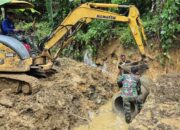 Gorong-Gorong Terpasang, TMMD ke-129 Kodim 0107/Aceh Selatan Pacu Pembukaan Jalan Desa Kemumu Sebrang