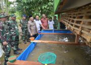 Danrem 011/Lilawangsa Tinjau Sasaran Tambahan TMMD ke-129, Kolam Lele dan Kandang Ayam Petelur
