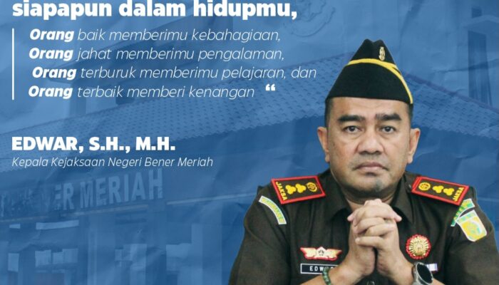 Rangkaian Kegiatan Strategis Kajari Bener Meriah Edwar, S.H., M.H.
