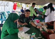 Kodim 0111/Bireuen Gelar Bakti Sosial Kesehatan, Kumpulkan 100 Kantong Darah dan Salurkan 200 Paket Sembako