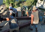 Progres Pembangunan Jembatan Gantung Desa Serasah Capai 36,15 Persen, TNI dan Masyarakat Gotong Royong Percepat Pekerjaan